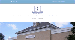 Desktop Screenshot of carolinafamilychiropractic.com